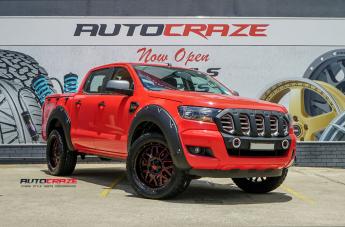 FORD RANGER GRENADE XD SATIN BLACK WITH RED MILLED